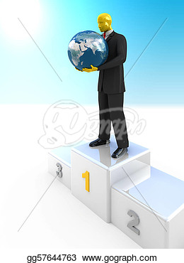 Stock Illustrations   Winner First Place  Stock Clipart Gg57644763
