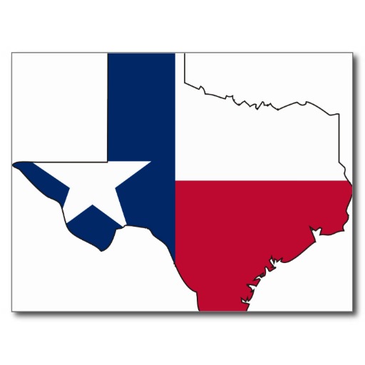 Texas Flag Map Great Quality And State Shape Clipart