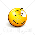 32120 Clipart Illustration Of An Expressive Yellow Smiley Face