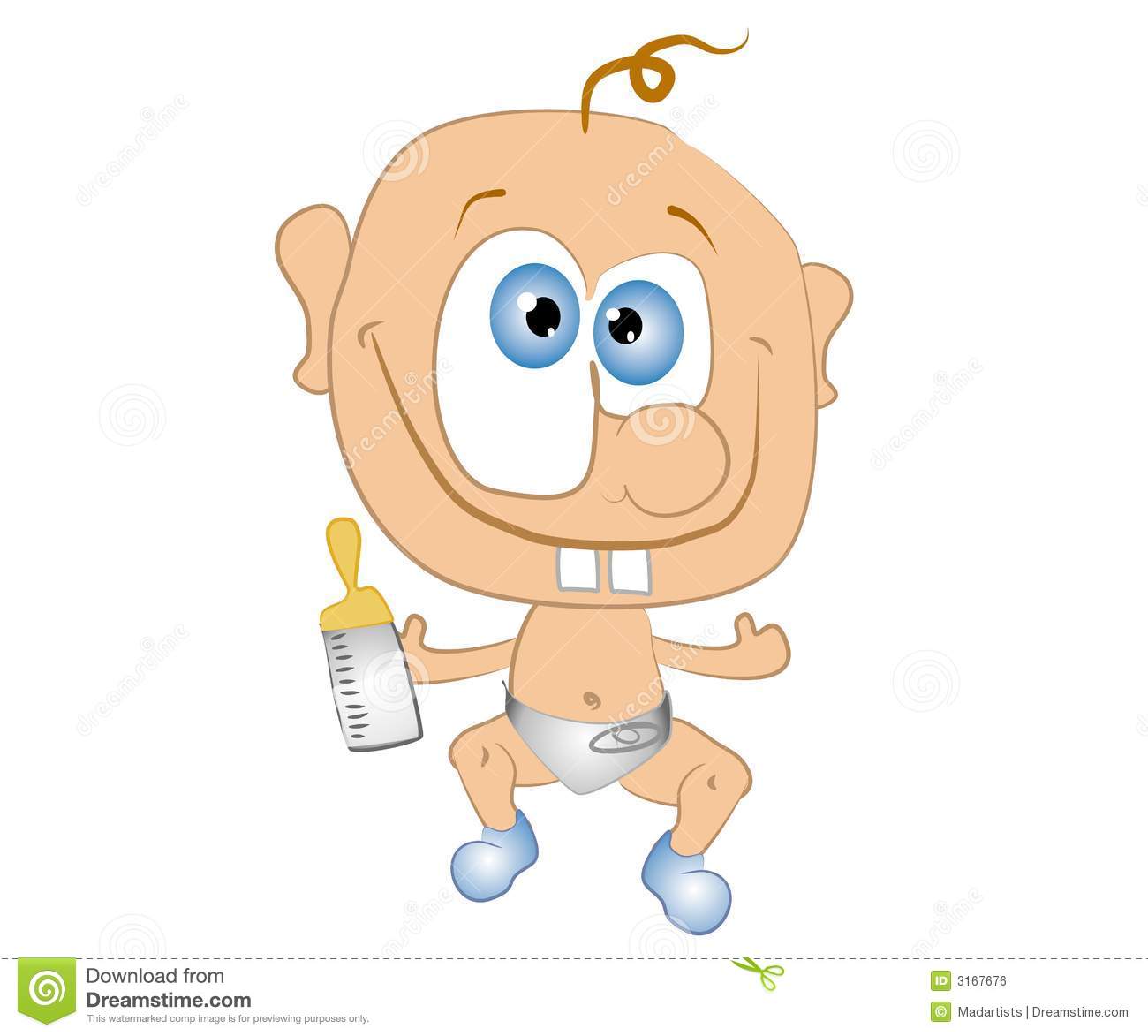 Cartoon Happy Baby Clip Art Royalty Free Stock Image   Image  3167676