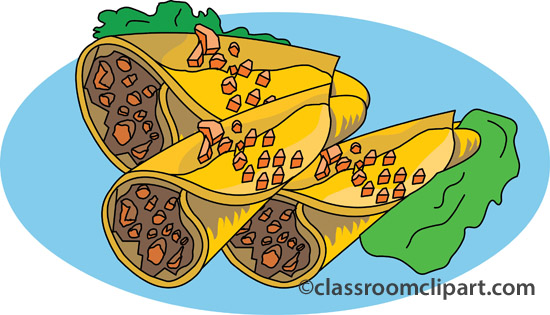 Fast Food Clipart   Burrito 1201 08   Classroom Clipart