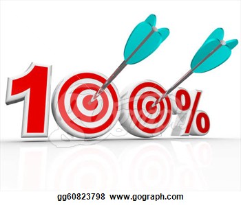 In Targets Perfect Score  Clipart Illustrations Gg60823798   Gograph