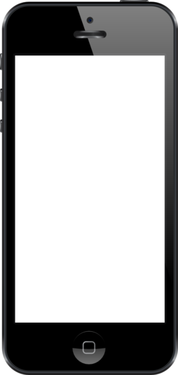 Iphone 5 Black Clipart   I2clipart   Royalty Free Public Domain    