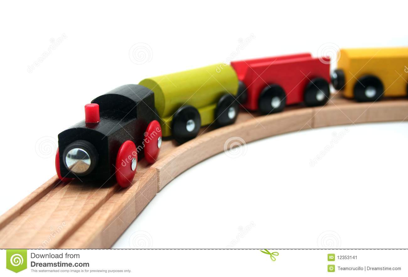 Isolated Toy Train Stock Image   Image  12353141