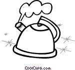 Kettle Boiling Clipart