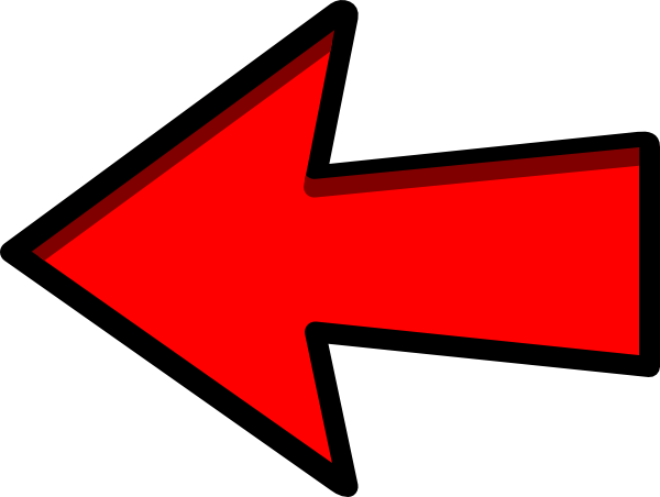 Left Red Arrow Clip Art At Clker Com   Vector Clip Art Online Royalty