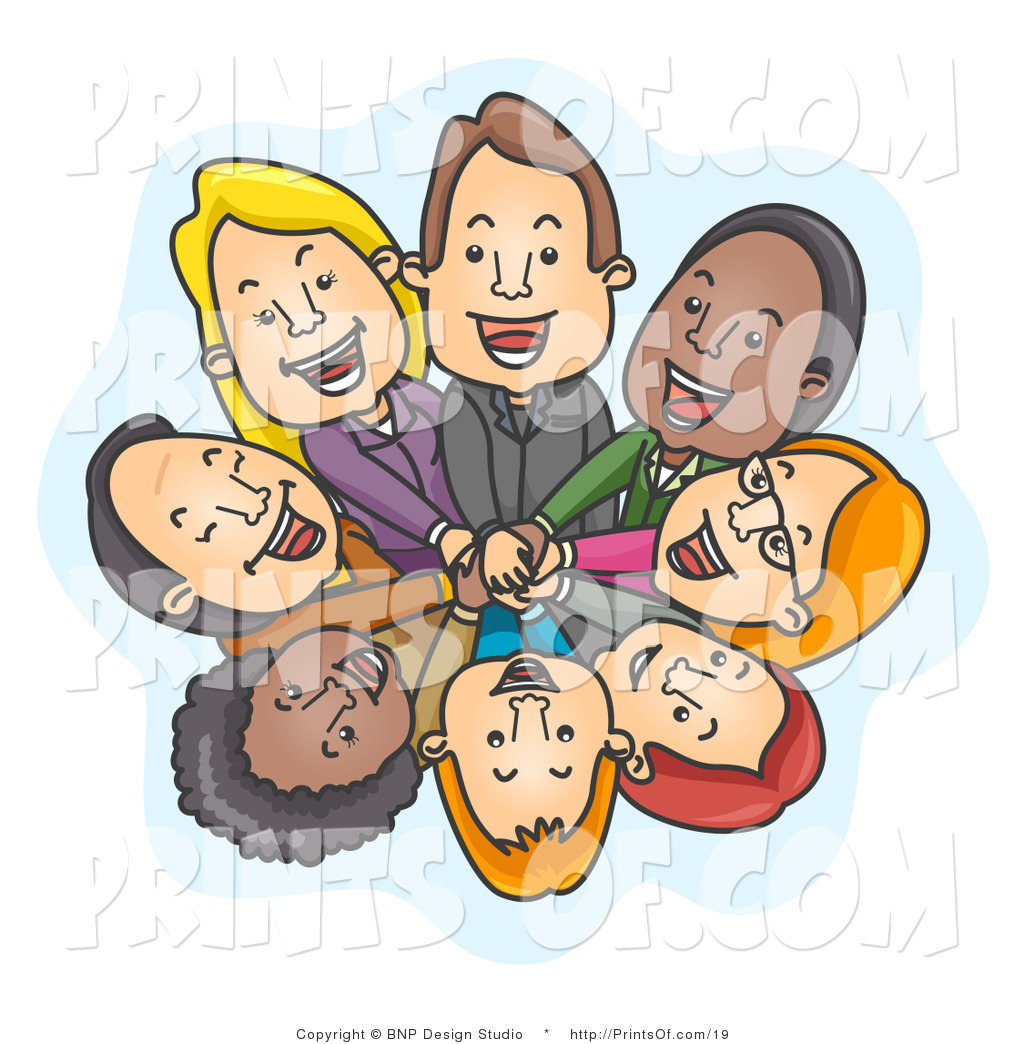Print Of Happy Business Team All In By Bnp Design Studio    19