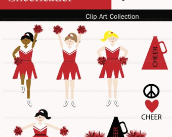 Red Cheer Clipart Clip Art Cheer Cheerleading