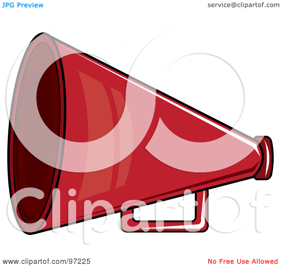 Red Cheer Megaphone Clipart   Clipart Panda   Free Clipart Images