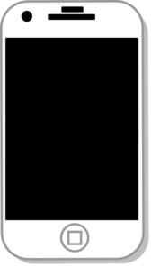White Iphone Clip Art At Clker Com   Vector Clip Art Online Royalty    