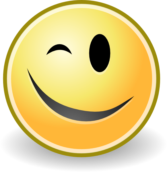 Winking Smiley Face Clip Art   Clipart Panda   Free Clipart Images