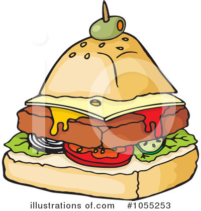 Bbq Sandwich Clipart