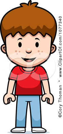 Boy Standing Clipart There Was A Boy