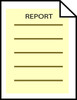 Clipart Image Caption  Document Icon With The Word Report On It
