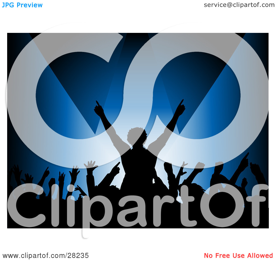 Concert Stage Clipart Clipart Illustration Of A