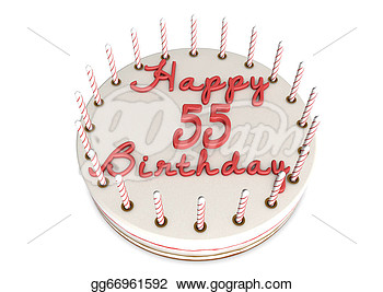 Cream Pie For 55th Birthday  Clipart Gg66961592   Gograph