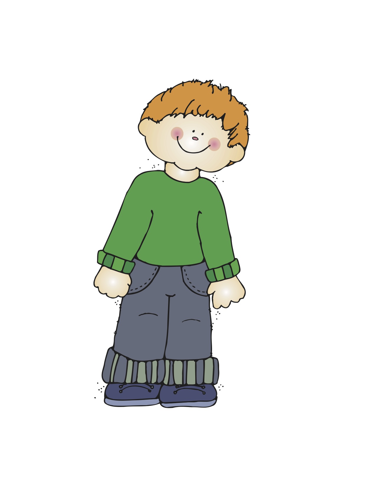 Displaying 17  Images For   Boy Standing Up Clipart
