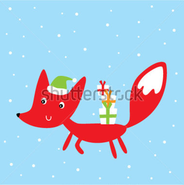 Download Source File Browse   Animals   Wildlife   Cute Christmas Fox