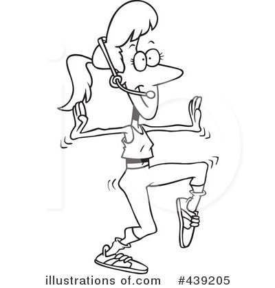 Exercise Clipart  439205 By Ron Leishman   Royalty Free  Rf  Stock