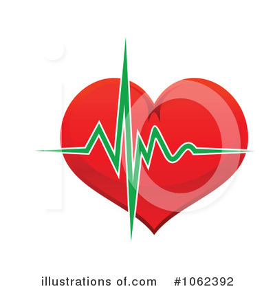 Heartbeat Clipart  1062392 By Seamartini Graphics   Royalty Free  Rf