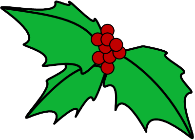 Here Is Another Holly Sprig With A Few More Berries  Again I Drew