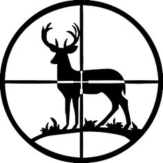 Hunting Vinyl Ideas On Pinterest   Deer Hunting Deer Head Silhouette