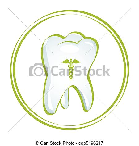 Illustration Of Healthy Teeth On White    Csp5196217   Search Clipart