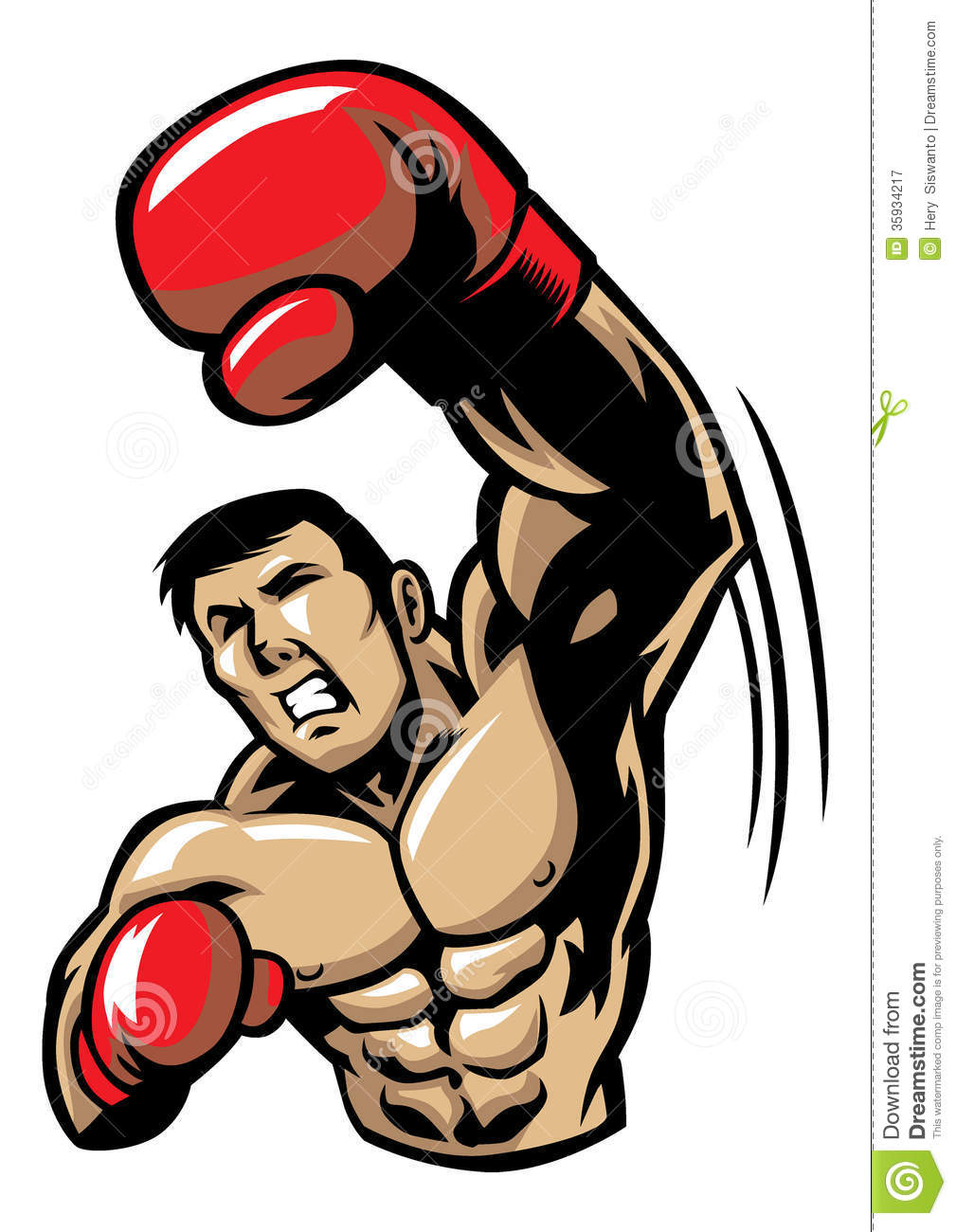 Punch Clip Art Boxing Man Punch
