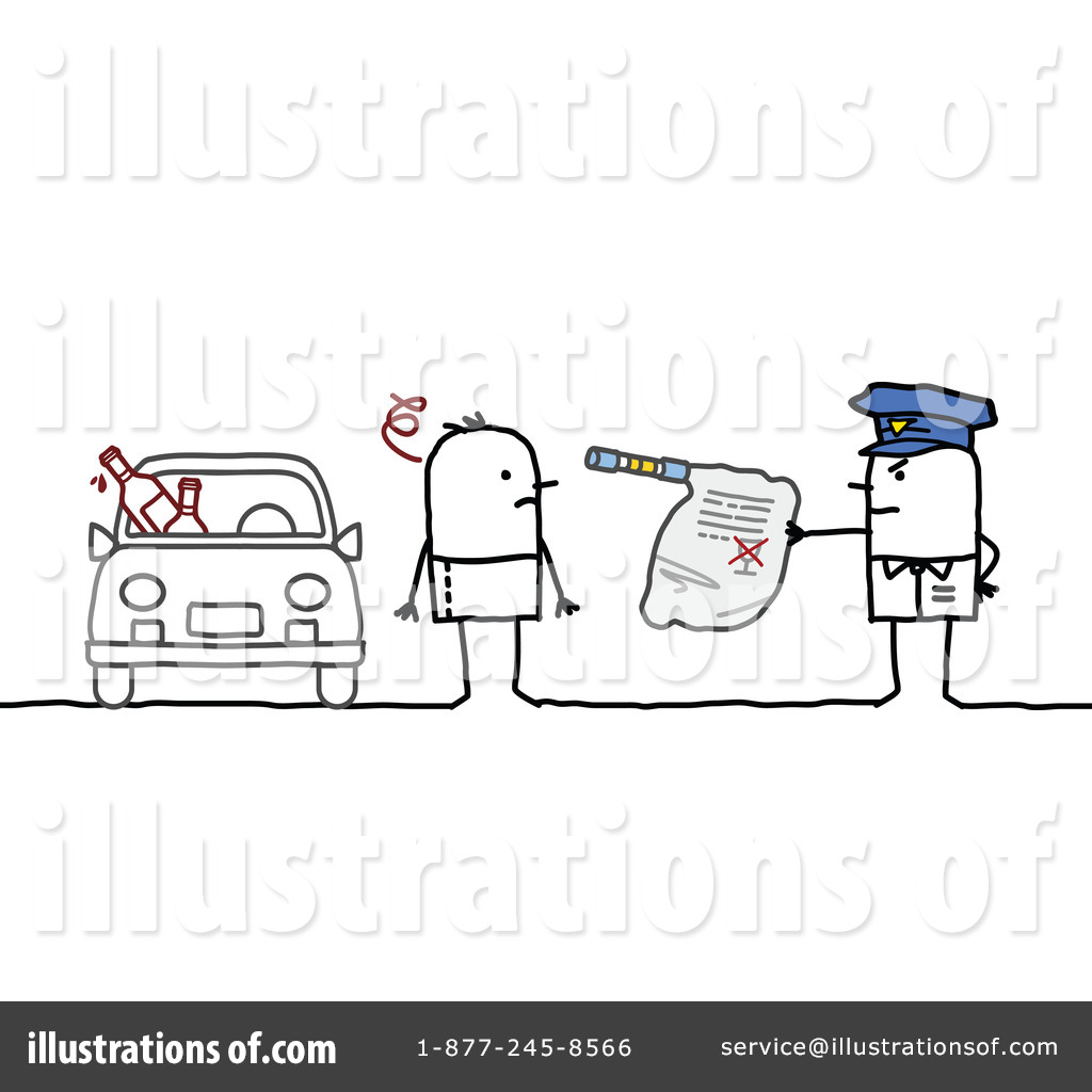 Royalty Free Rf Drunk Driver Clipart Illustration By Nl Shop Stock