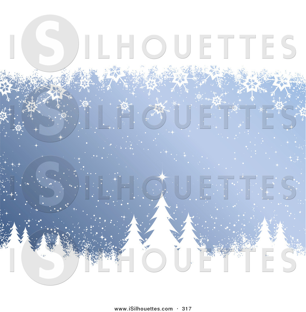 Snow Evergreen Tree Clip Art Silhouette Clipart Of A Cold
