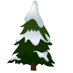 Tree Clipart Image   Snow Covered Pine Tree   Clipart Best   Clipart
