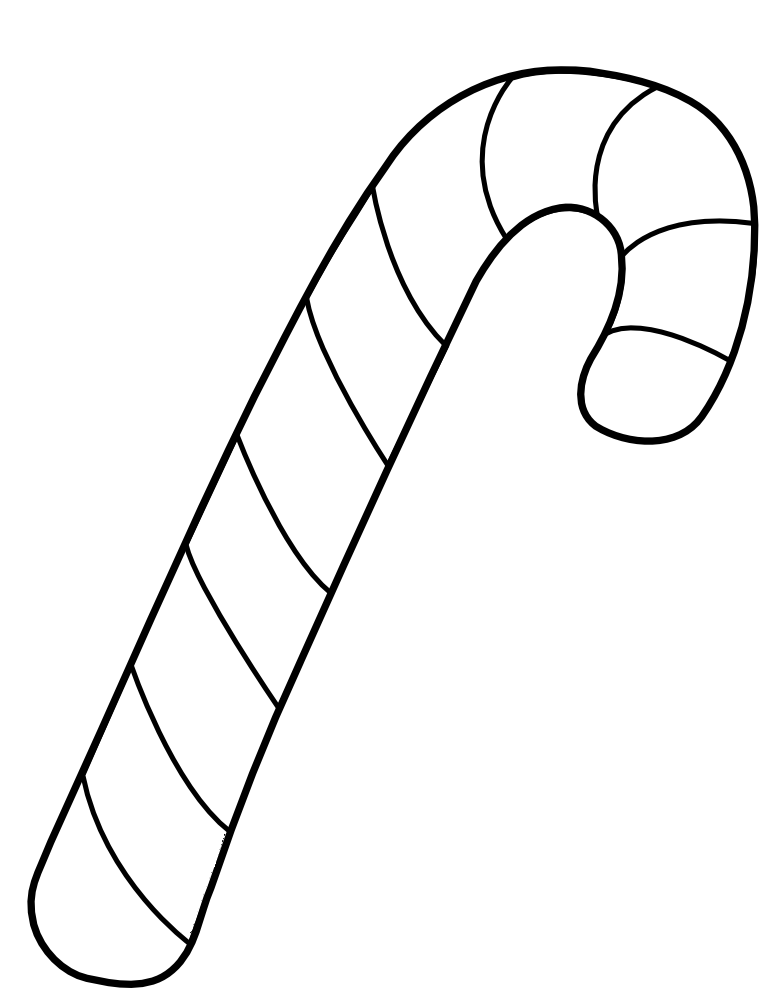 Coloring Pages Of Christmas Candy Canes With Lines   Coloring