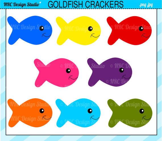 Cute Fish Clip Art   Cute Goldfish Clip Art   Colorful Fish Clipart