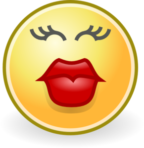 Face Kiss Clip Art At Clker Com   Vector Clip Art Online Royalty Free