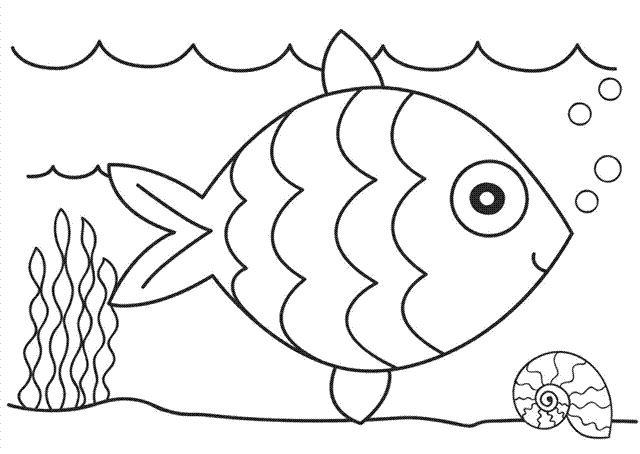 Fish Coloring Pages   Learn To Coloring