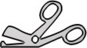 Free Clipart Picture Of A Pair Of Bandage Scissors