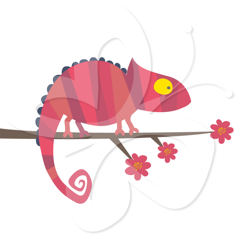 Home   All Clip Art   Colorful Chameleon Clipart