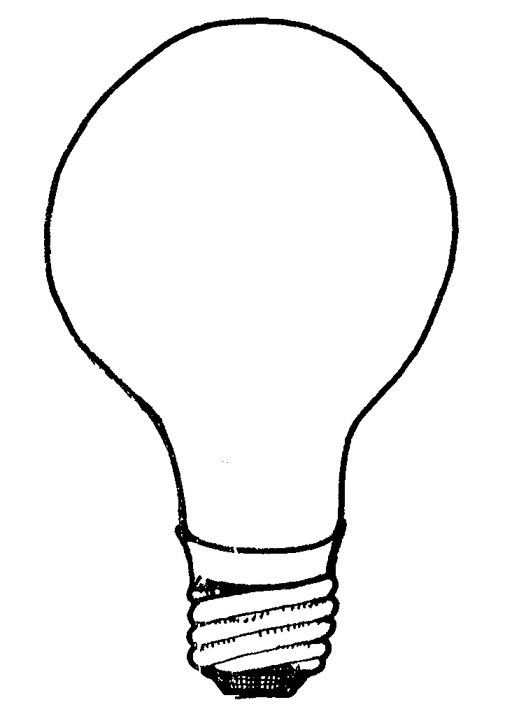 Idea Light Bulb Clip Art Black And White Cg Light Bulb Gif