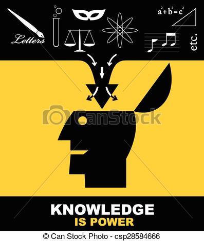 Knowledge  Knowledge Is Power  Simple Flat Icon About Knowledge