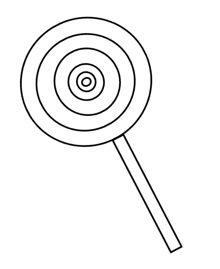 Lollipop Candy Coloring Page   Cookie   Pinterest