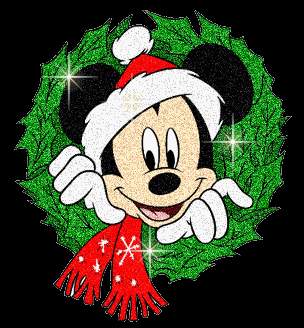 Mickey Mouse Merry Christmas Greetings