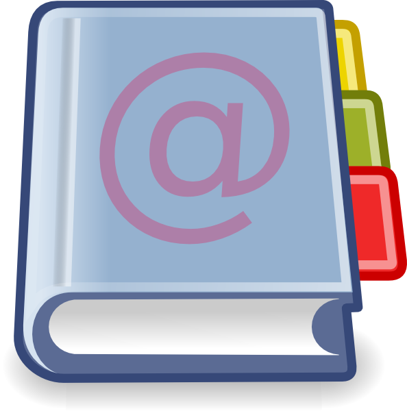 Office Address Book Clip Art At Clker Com   Vector Clip Art Online