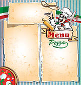 Pizza Menu With Chef