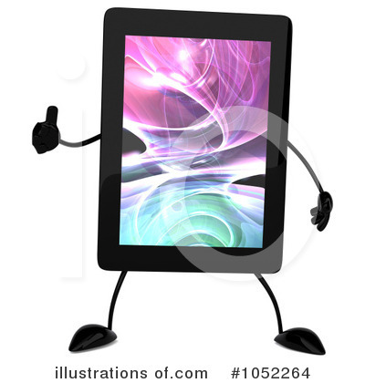 Tablet Clipart  1052264   Illustration By Julos