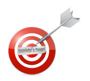 Target Knowledge Is Power Illustration Design Royalty Free Stock