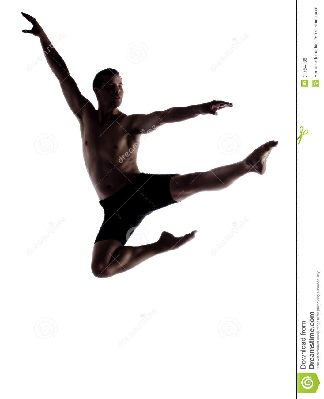 An Muscular Adult Male Modern Contemporary Ballet Style Dancer  Dancer    