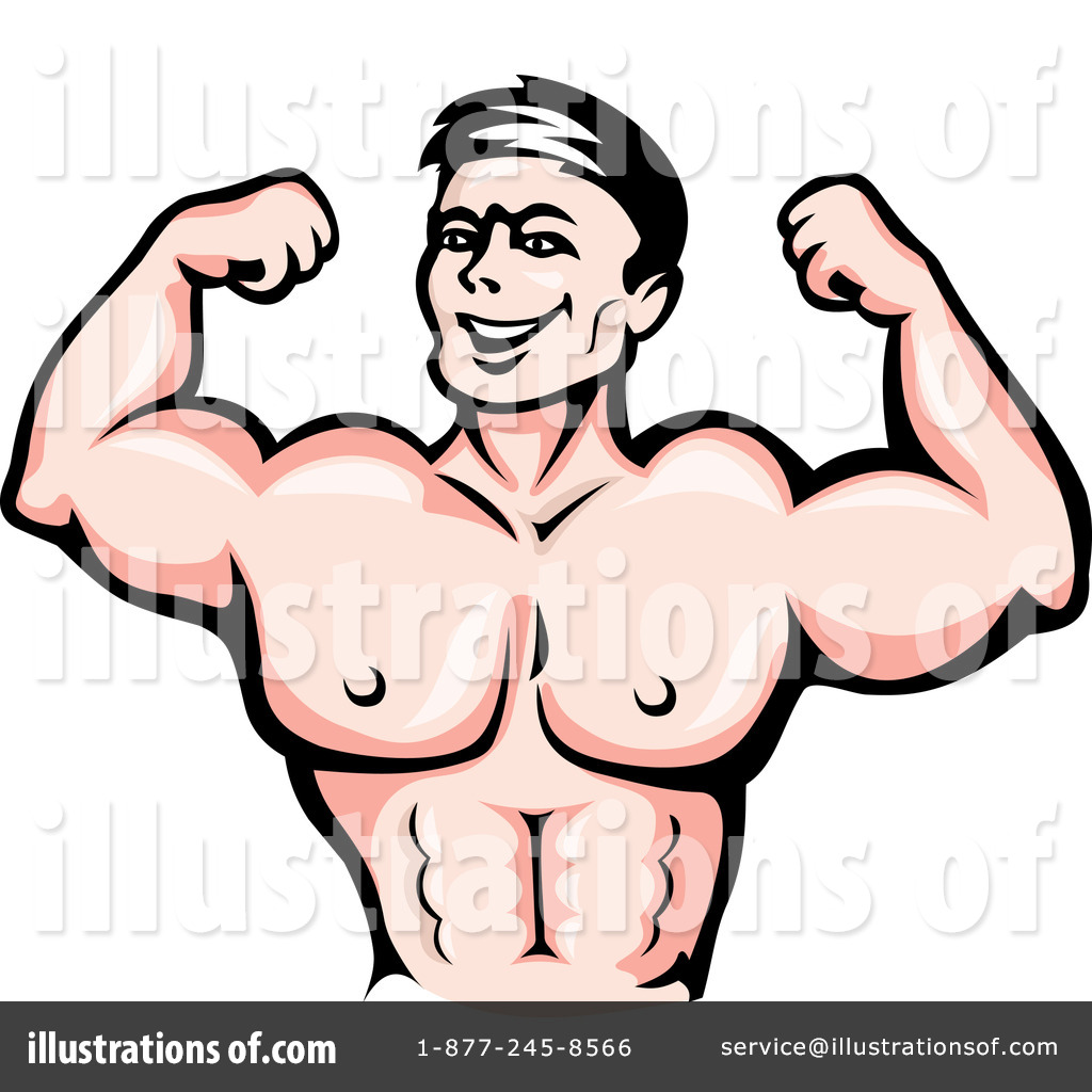 Bodybuilder Clipart  1082899 By Seamartini Graphics   Royalty Free  Rf    