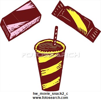 Clipart Of Movie Snack 2 Hw Movie Snack2 C   Search Clip Art