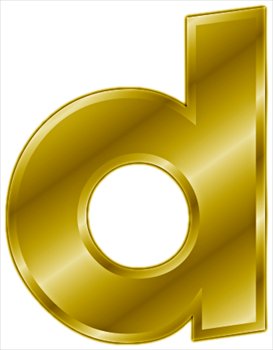 Free Gold Letter D  Clipart   Free Clipart Graphics Images And Photos