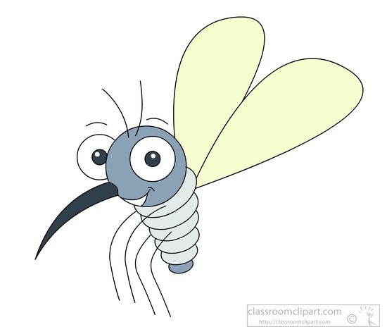 Insect Clipart   Mosquito Cartoon Clipart 603   Classroom Clipart